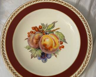 Ducal Crown fruit plates