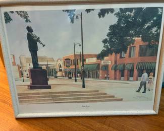 Beale Street Framed art signed & #