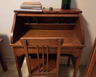 Antique desk w/chair