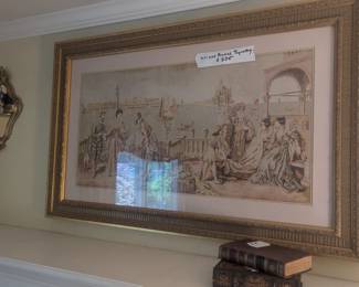 beautiful framed tapestry