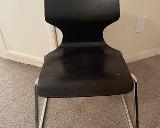 German Flötotto and Pagholz Stacking Chairs of Molded Plywood  - 1970s
(2 available)
