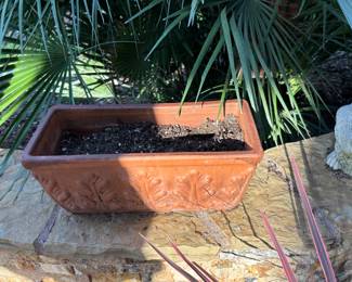 Long Terracotta planter