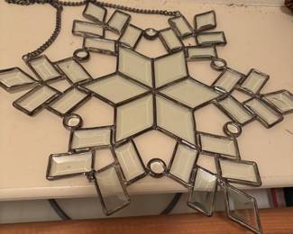 Stained Glass Snowflake