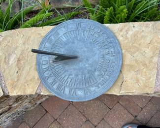 Metal Sun Dial