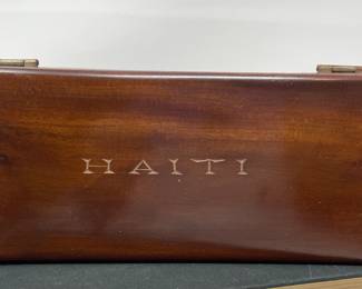 Handcarved Wooden Box