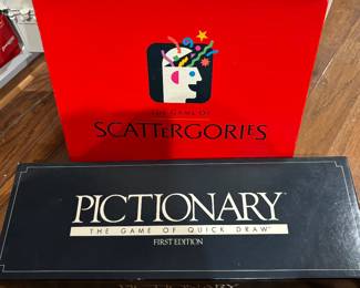 Scattergories & Pictionary Games
