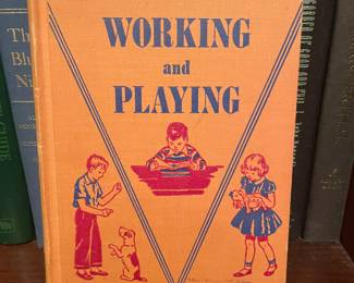 Vintage “Working and Playing “ Scribner Social Studies Series children’s book