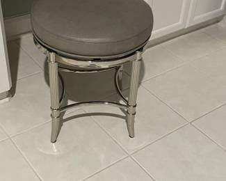 Chrome Vanity Chair