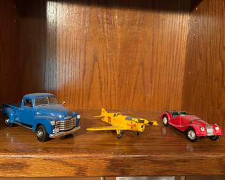 Vintage Die-cast Cars and Airplane