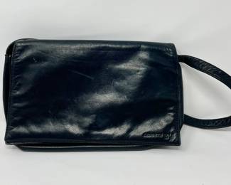 Small Black Kenneth Cole Leather Shoulder Bag