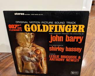 Goldfinger Movie Sound Track Vinyl Record Album