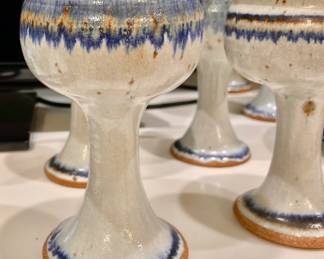 Vintage Studio Art Goblets