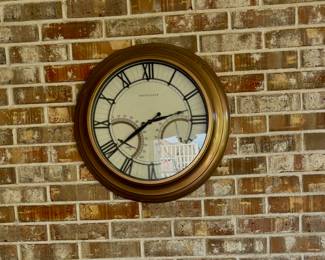 Front gate Clock and Thermometer