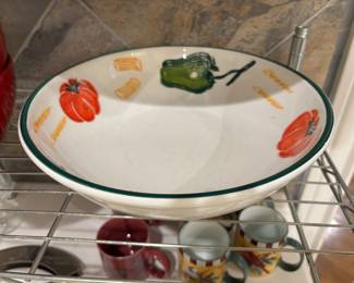Ceramic Pasta Serving Bowl