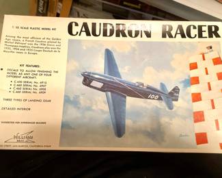 Williams Bros Caudron Racer Model Airplane
