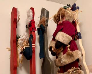 Wooden Christmas Santa