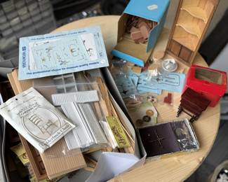 hobbyist's dream - materials to build entire dollhouse.