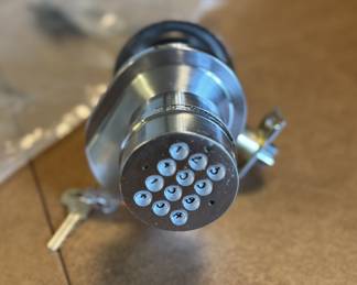 programmable electronic doorknob lock