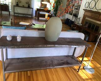 Live edge console table by Reincarnation Design, Cleveland 