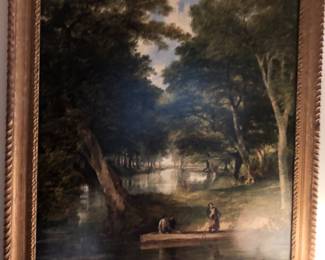 Important oil painting by Frederick Richard Lee RA