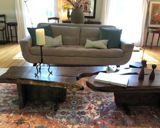 Live edge coffee table by Reincarnation Design, Cleveland 