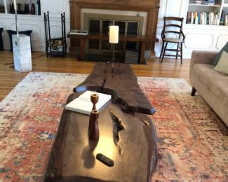 Live edge coffee table by Reincarnation Design, Cleveland 