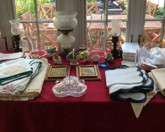 Some table linens 