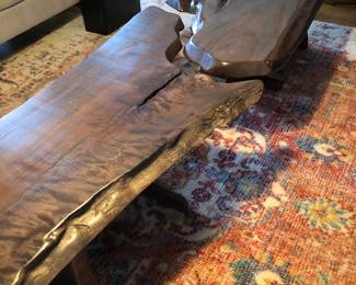 Live edge coffee table set