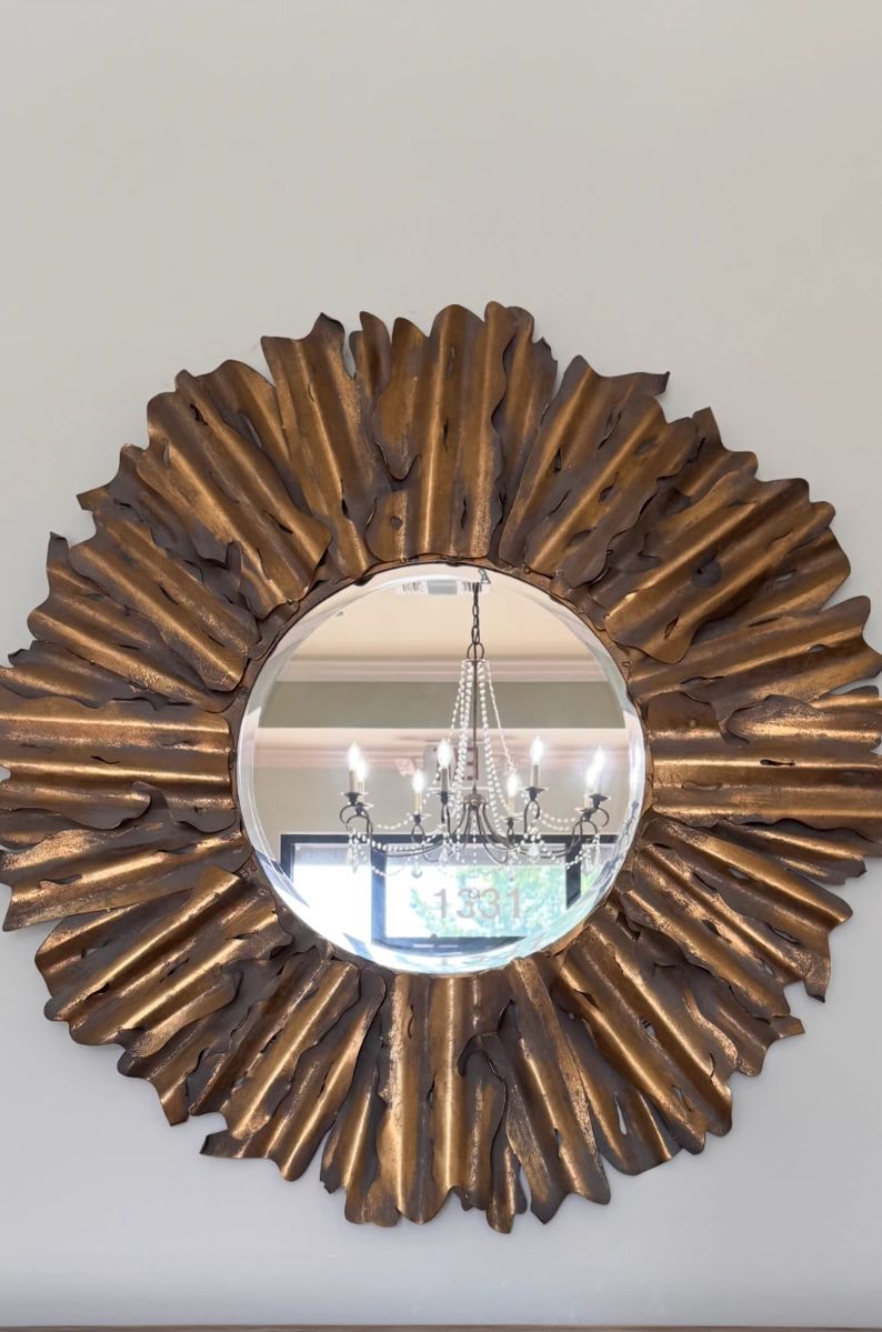 Uttermost 42' diameter designer mirror $100