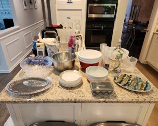 Party supplies! Ready for a cookout