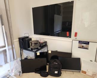 Monitors; school supplies