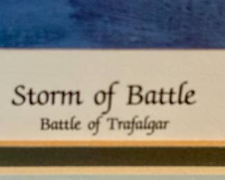 Charles Vickery "Storm of Battle" (Battle of Trafalgar Signed and Numbered Artist Proof 14