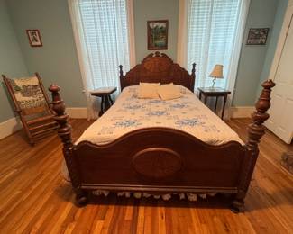 This suite in great condition belonged to his mother, believed to have been his grandmother. He is 92. So the age has got to be 100 years old.