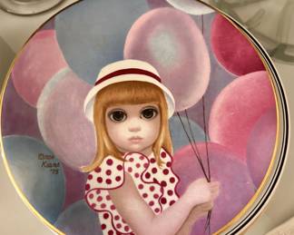 Margaret Keane "The Balloon Girl" 1976 Crown Ducal 