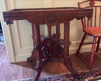 Eastlak Wagon Wheel with marble top (not shown)