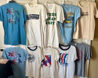 Vintage single stitch Te-shirts, ringers, etc.