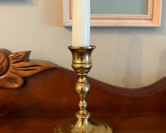 Brass candle sticks