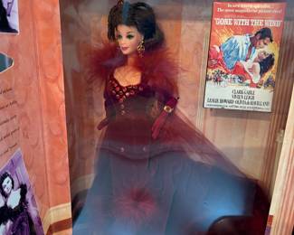 90s gone with the wind Barbie in box