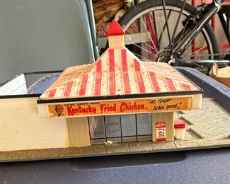 Vintage KFC model train store