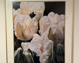 W Godfrey signed tulip print