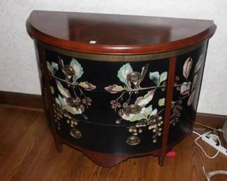 3 Painted drawer half round chest by Excursions 34" x 45" x 20"