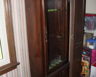 6 Gun Pine Cabinet 72.5" x 25" x 12"
