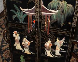 Pair of Oriental Panels 36" x 12" each