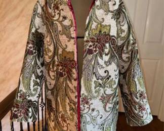 Hedi Daus Floral Brocade Jacket Lined