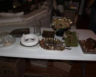 Assorted lot; Silverplate,  candle decor, etc