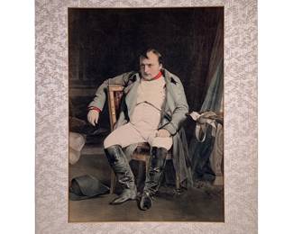 NAPOLEON PRINT | Unframed Napoleon Bonaparte print. 13.5 x 10 in. Sight - h. 18 x w. 14 in