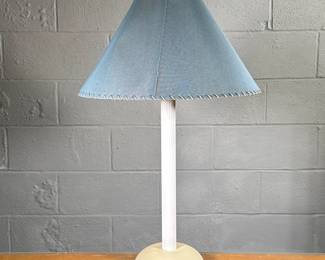 TALL TABLE LAMP | Having fluted stalk - h. 32.5 x dia. 9 in
