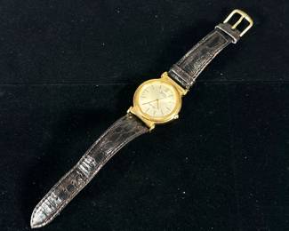 CASIO DATA BANK FLIP TOP WRISTWATCH | Casio IA-1000 Data Bank flip top watch with leather band