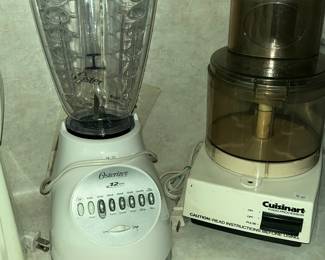 Oster blender, Cuisinart processor