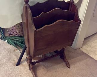 Vintage magazine rack